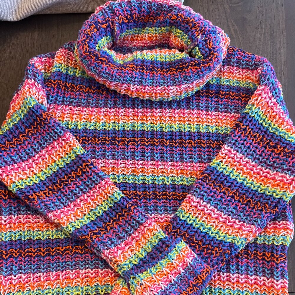 Thick Knit Rainbow Sweater
